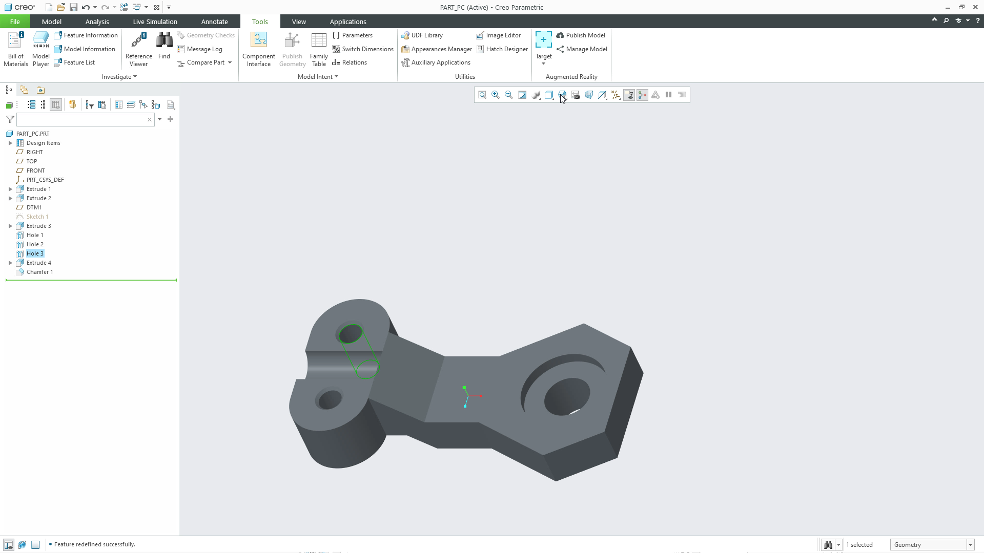 View Part Parent/Child Information | tutorial | PTC Learning Connector