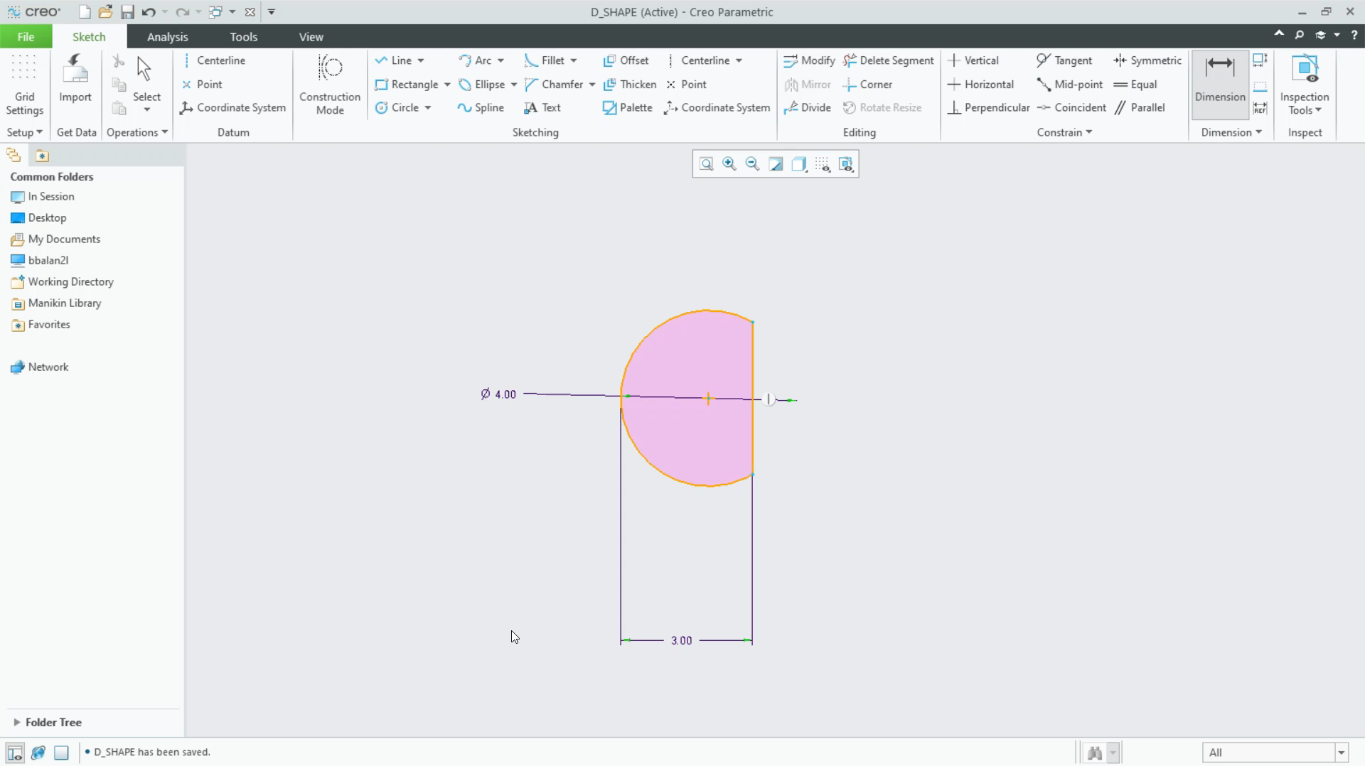 Create New Sketch Files | tutorial | PTC Learning Connector