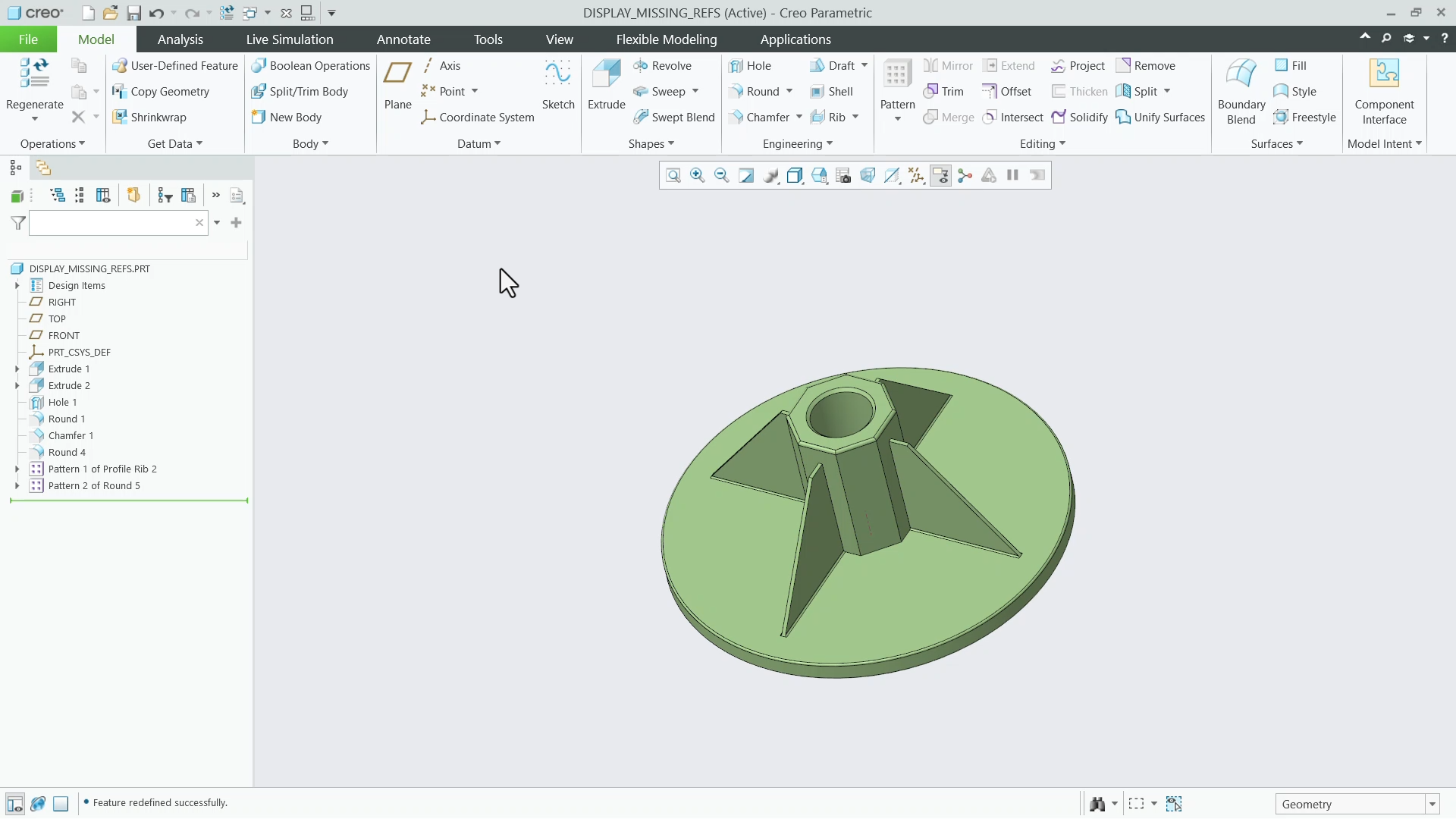 Display Missing References | tutorial | PTC Learning Connector