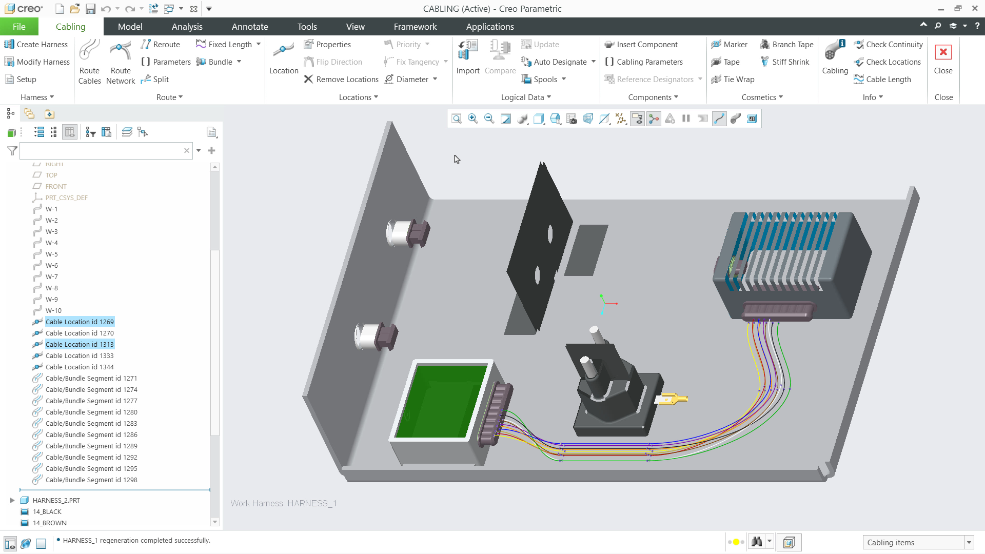 Modify Wire Packing | tutorial | PTC Learning Connector