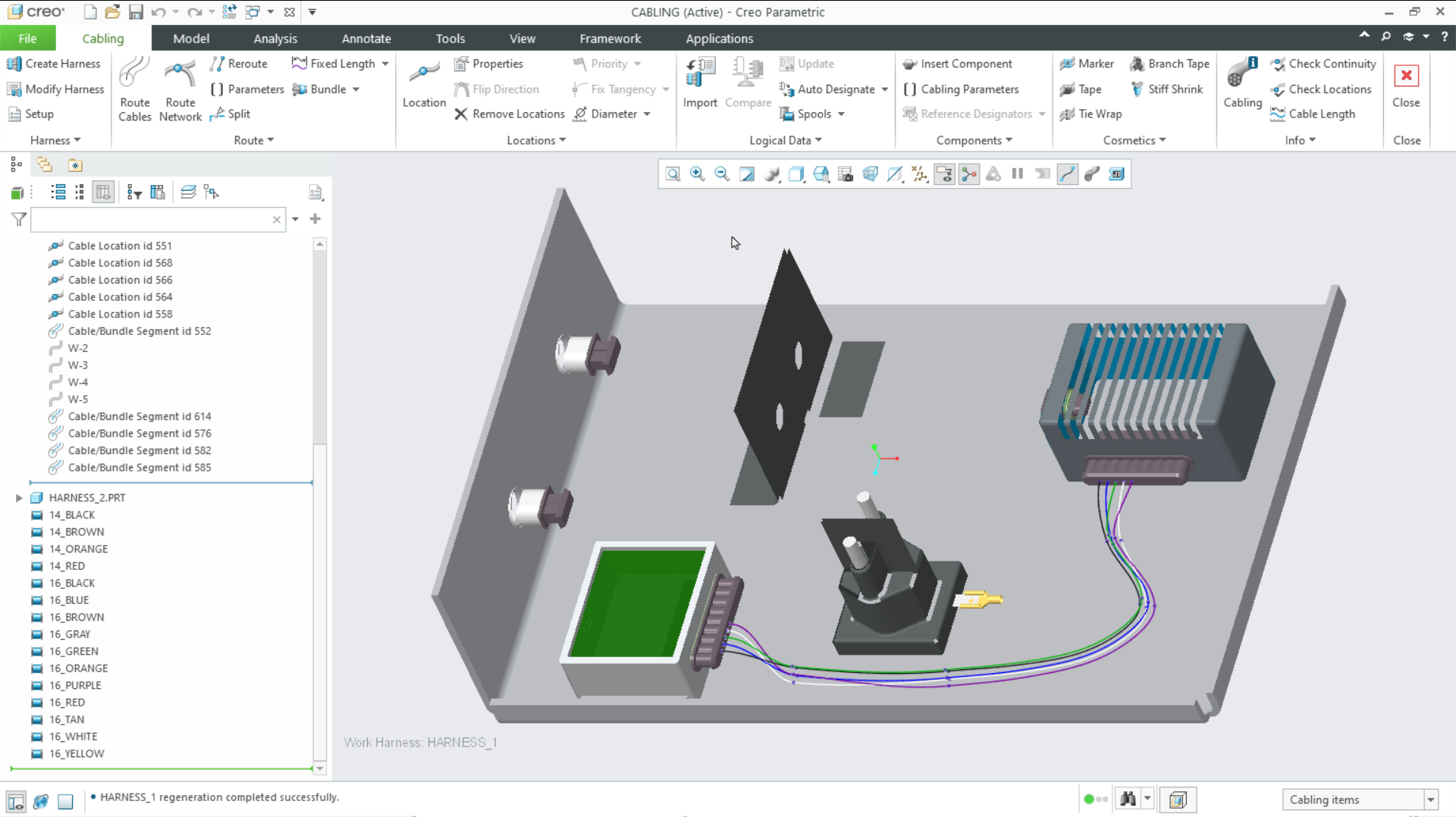 Reroute Wires | tutorial | PTC Learning Connector