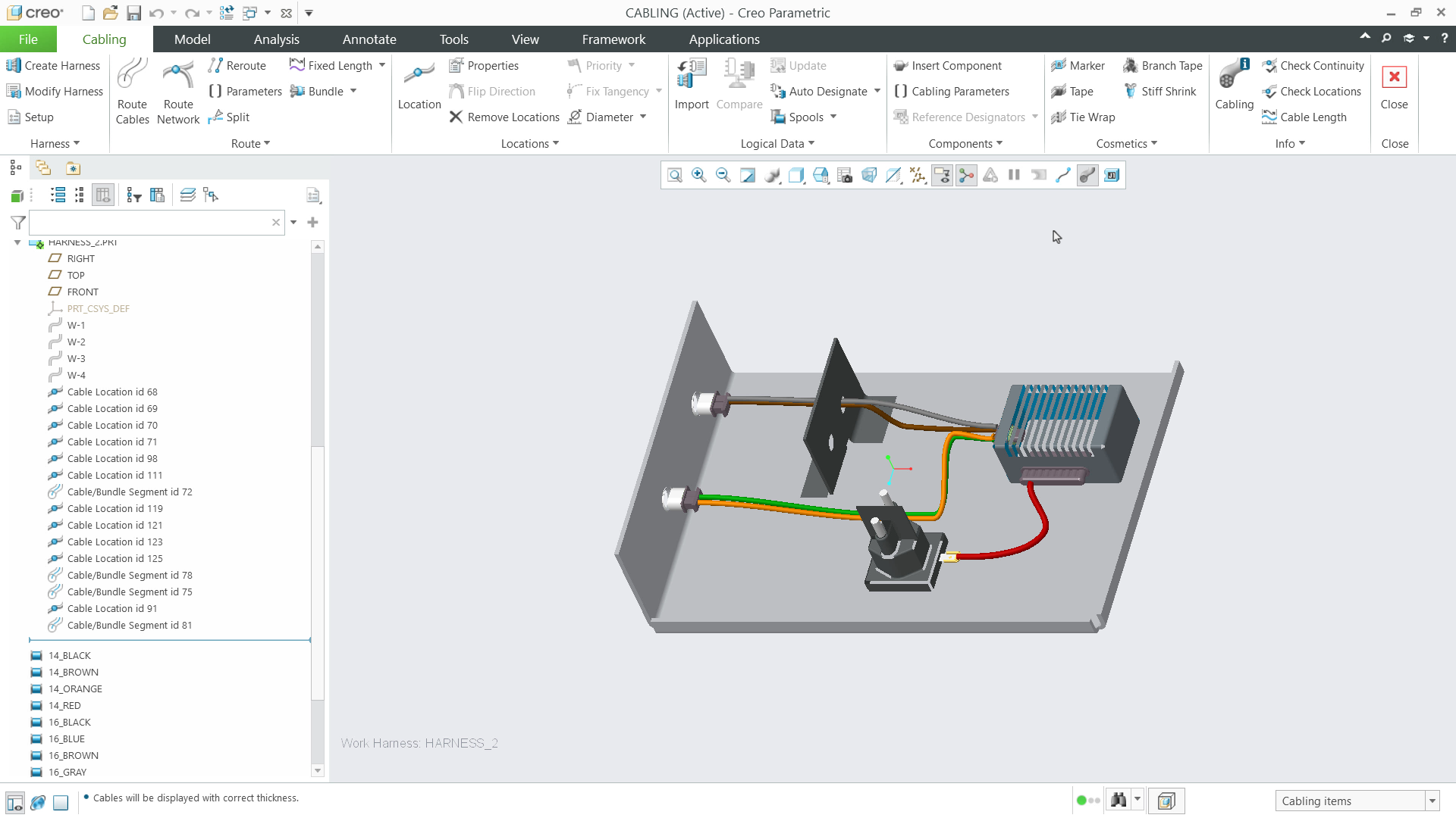 Create Wire Locations from References | tutorial | PTC Learning Connector