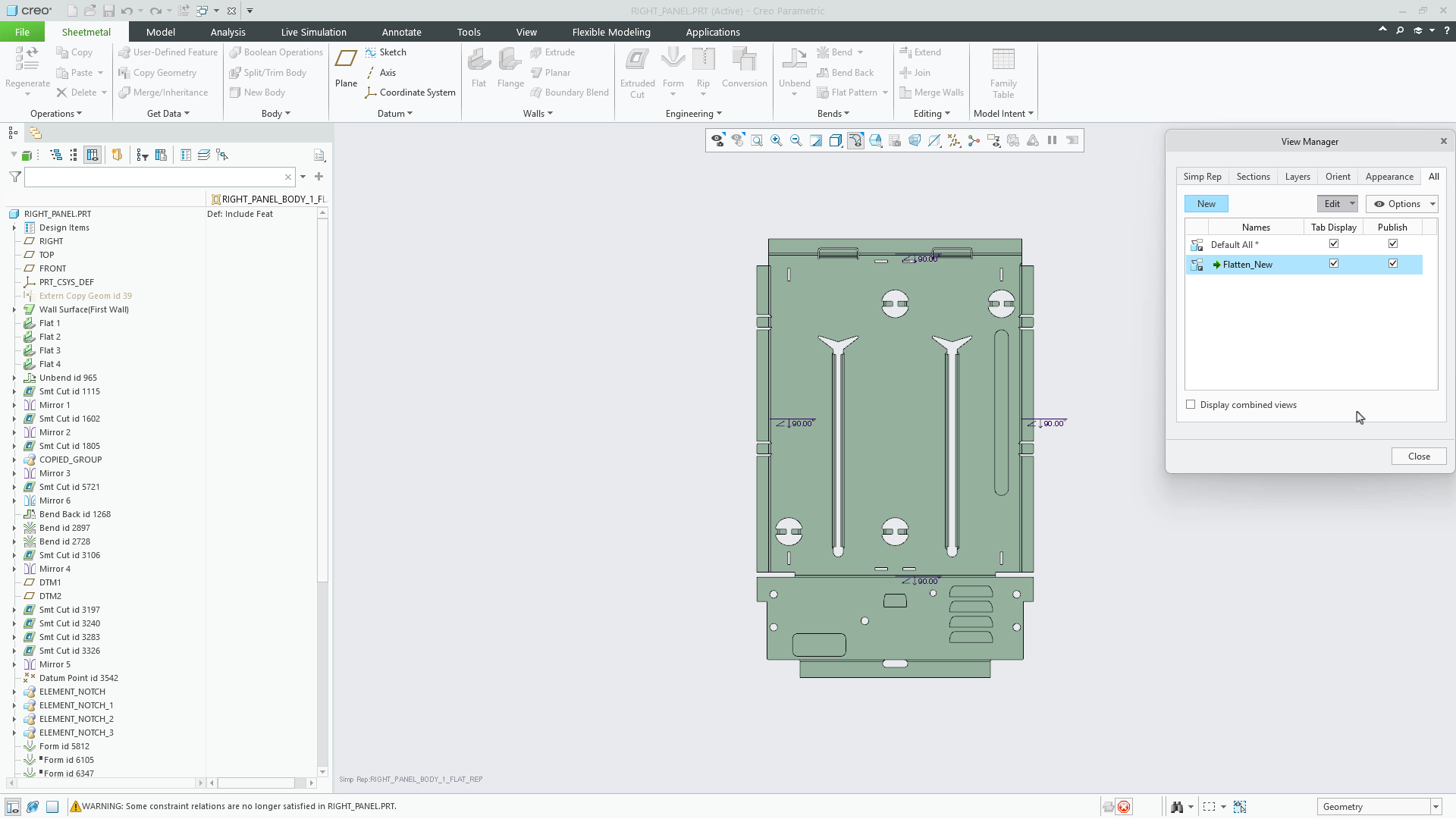 Create Flattened Representation | tutorial | PTC Learning Connector