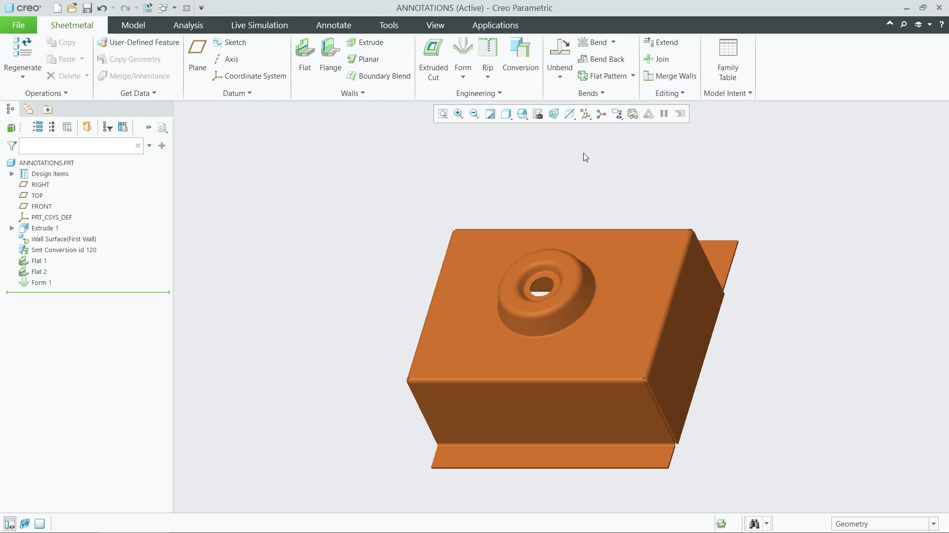 Utilize Punch Model Annotations | tutorial | PTC Learning Connector