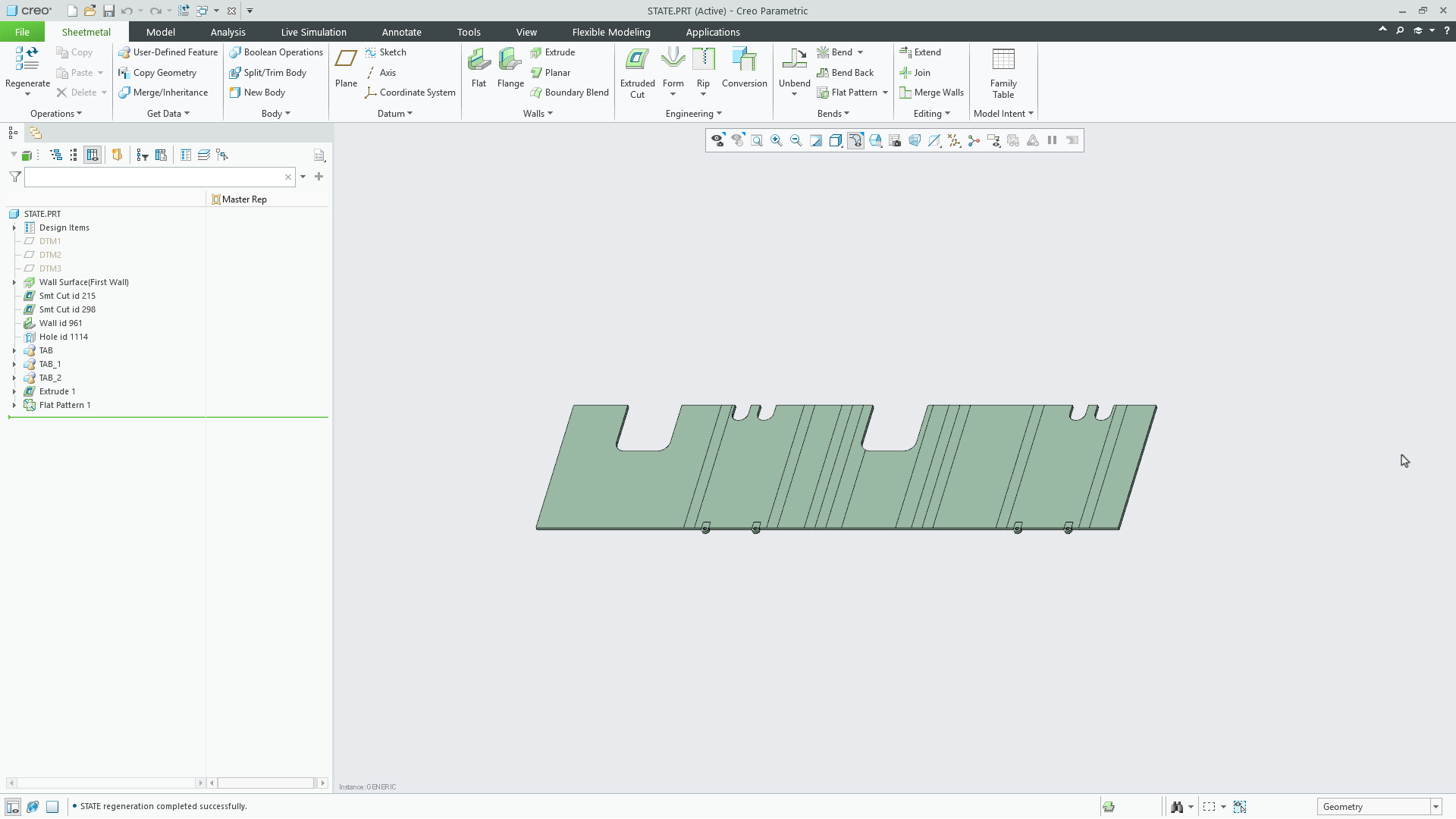 Create Flat States | tutorial | PTC Learning Connector
