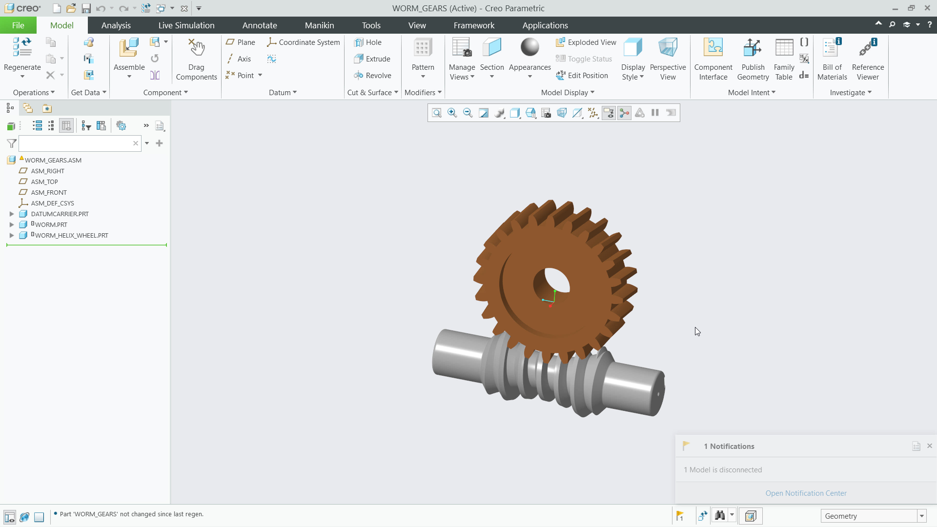 Create Dynamic Gear Connections | tutorial | PTC Learning Connector