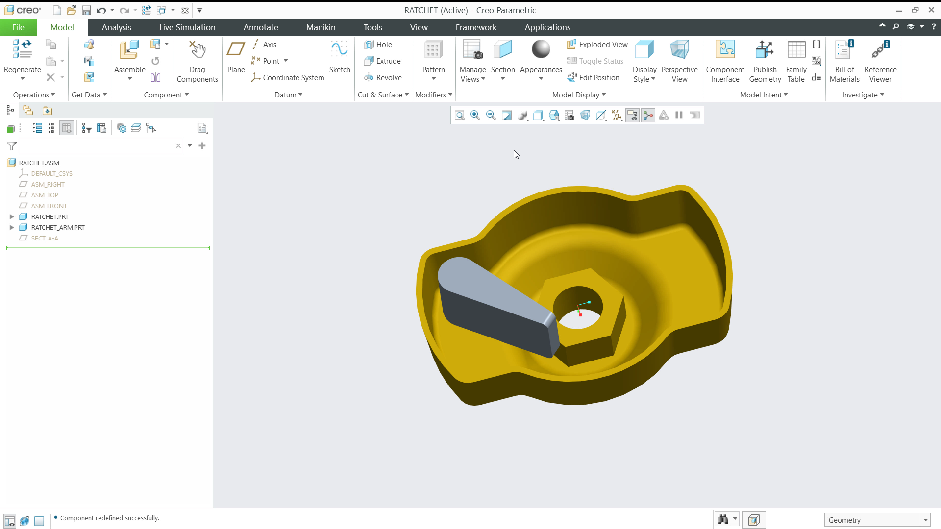 Constrain an Edge on a Surface | tutorial | PTC Learning Connector