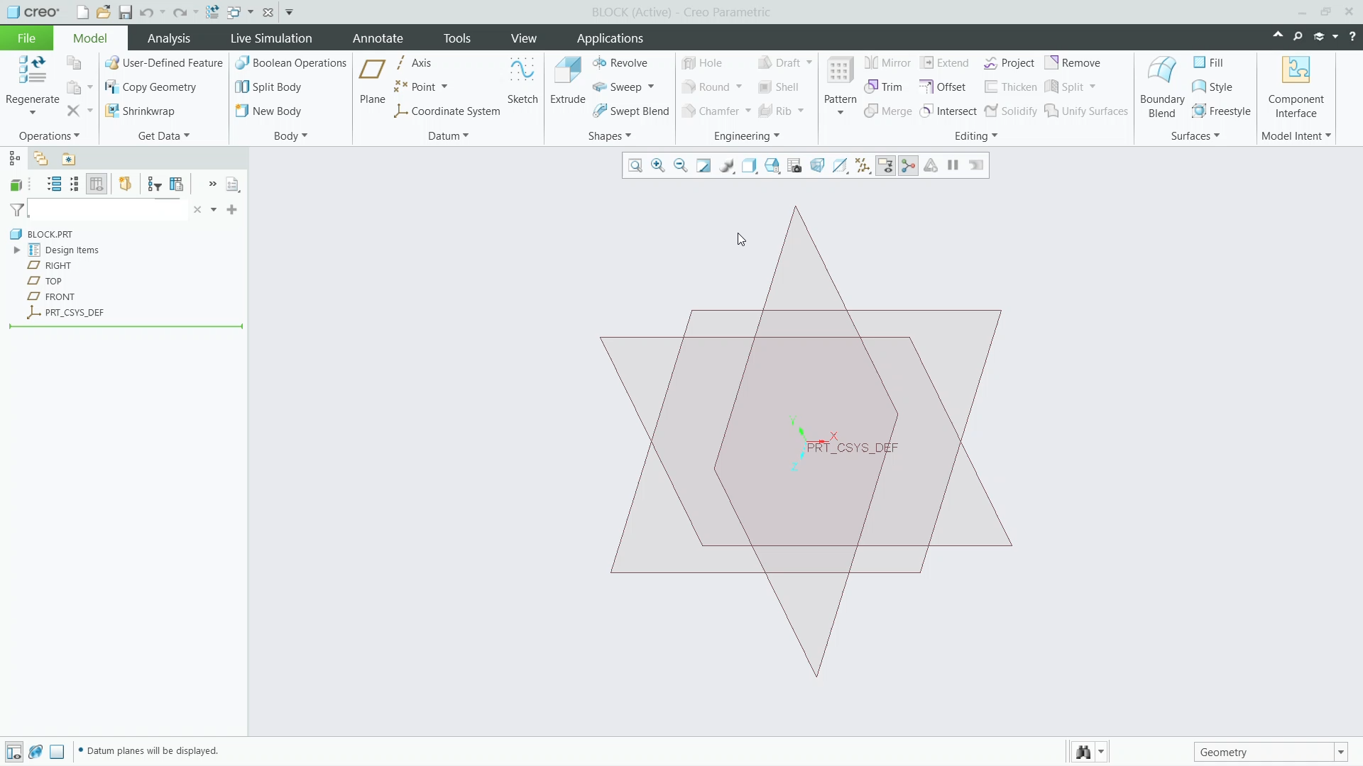 Share Skeleton Geometry | tutorial | PTC Learning Connector