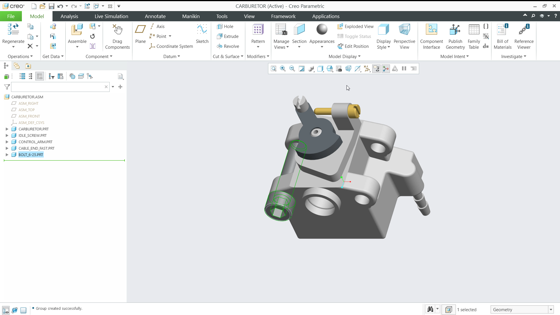 Copy and Paste Components | tutorial | PTC Learning Connector