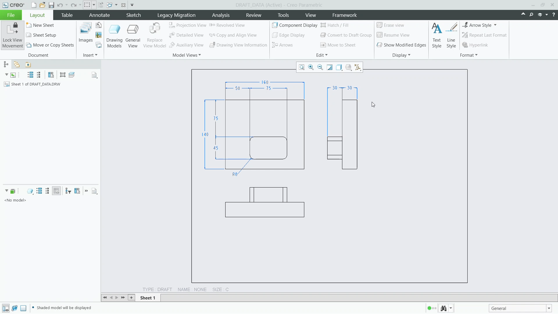 Create and Edit Draft Geometry | tutorial | PTC Learning Connector
