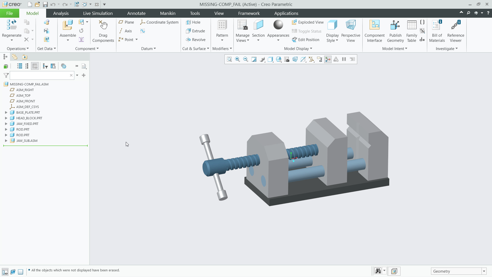 Analyze Missing Component Failures | Tutorial | PTC Learning Connector