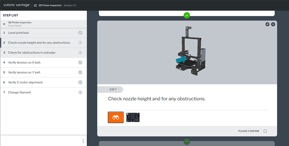 Navigate AR Procedure Steps | tutorial | Playlist | PTC Learning Connector