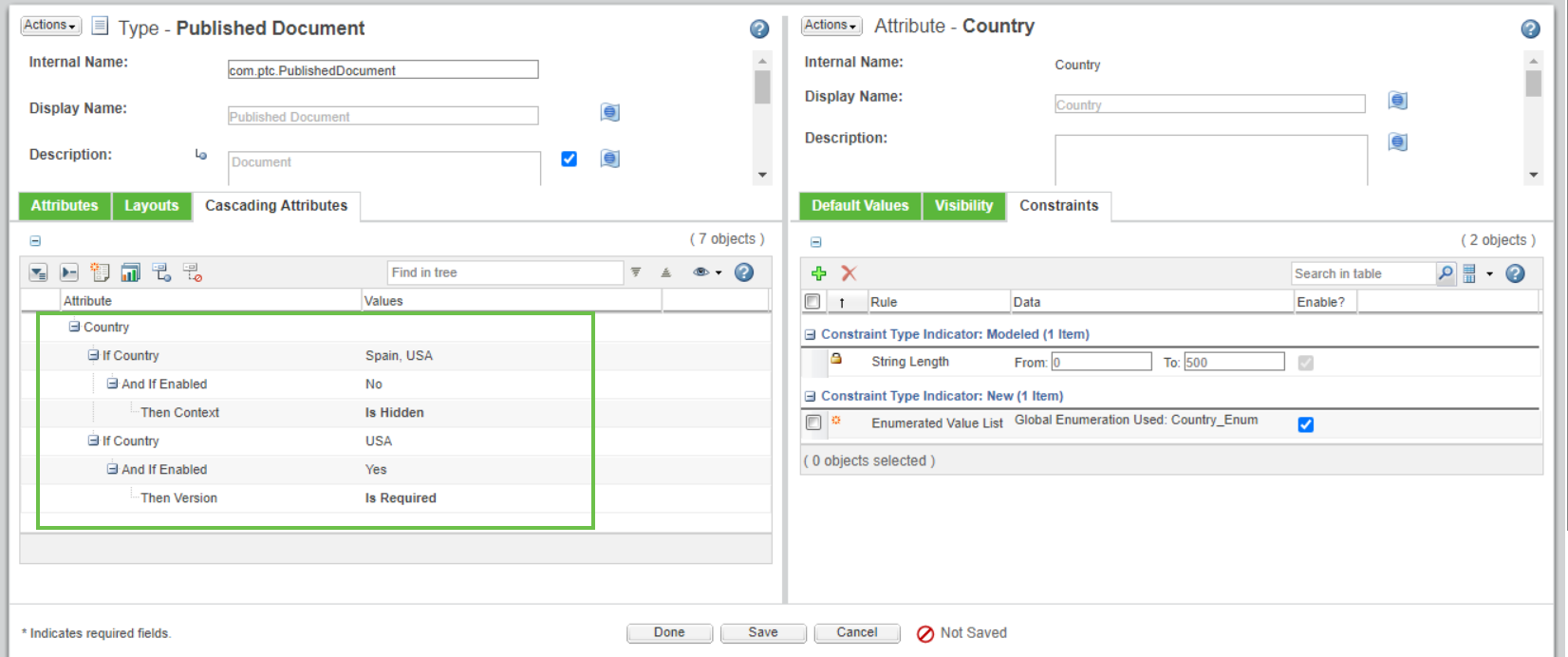 Create Cascading Attributes | tutorial | Playlist | PTC Learning Connector