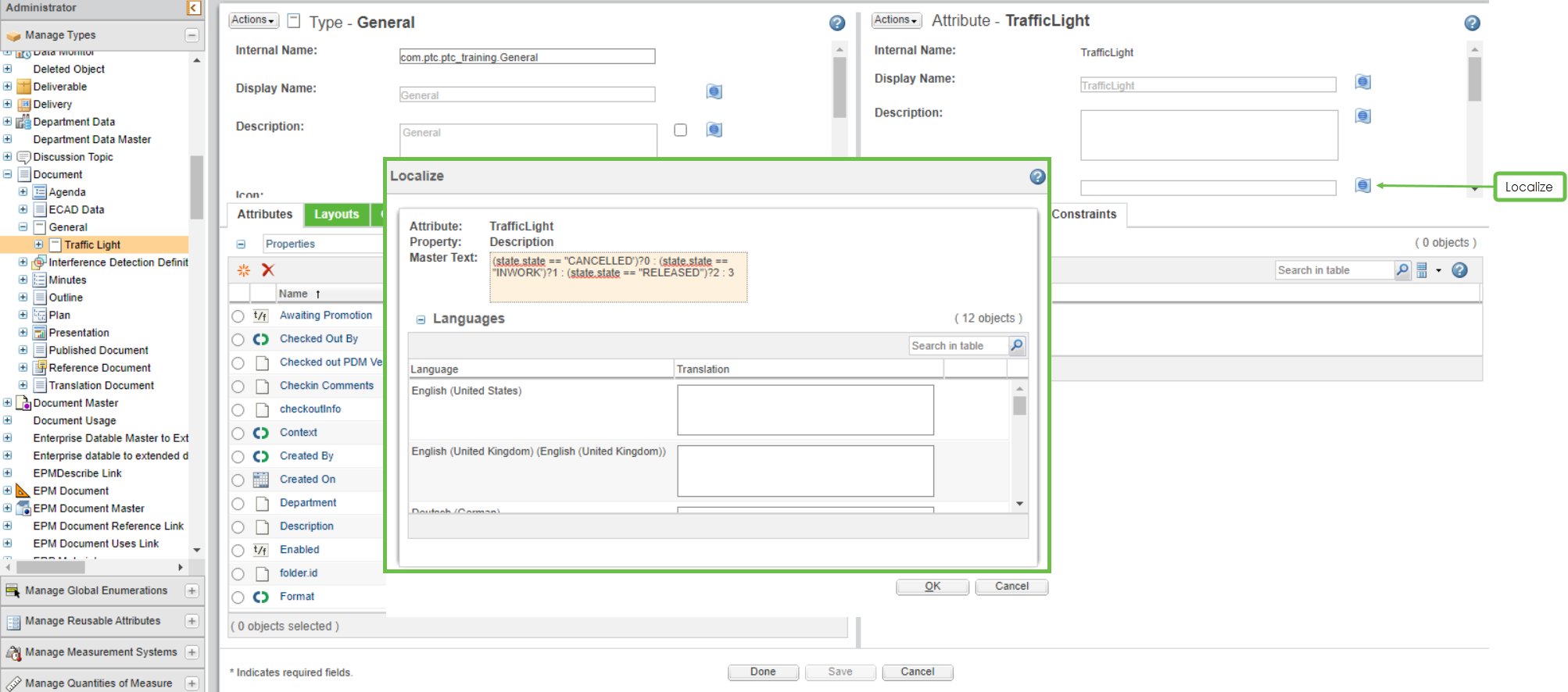 Create Graphical Attributes | tutorial | PTC Learning Connector