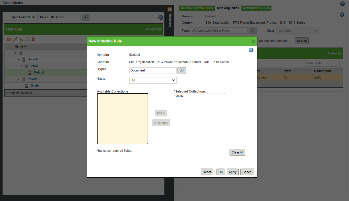 Set Domain Policies | tutorial | PTC Learning Connector