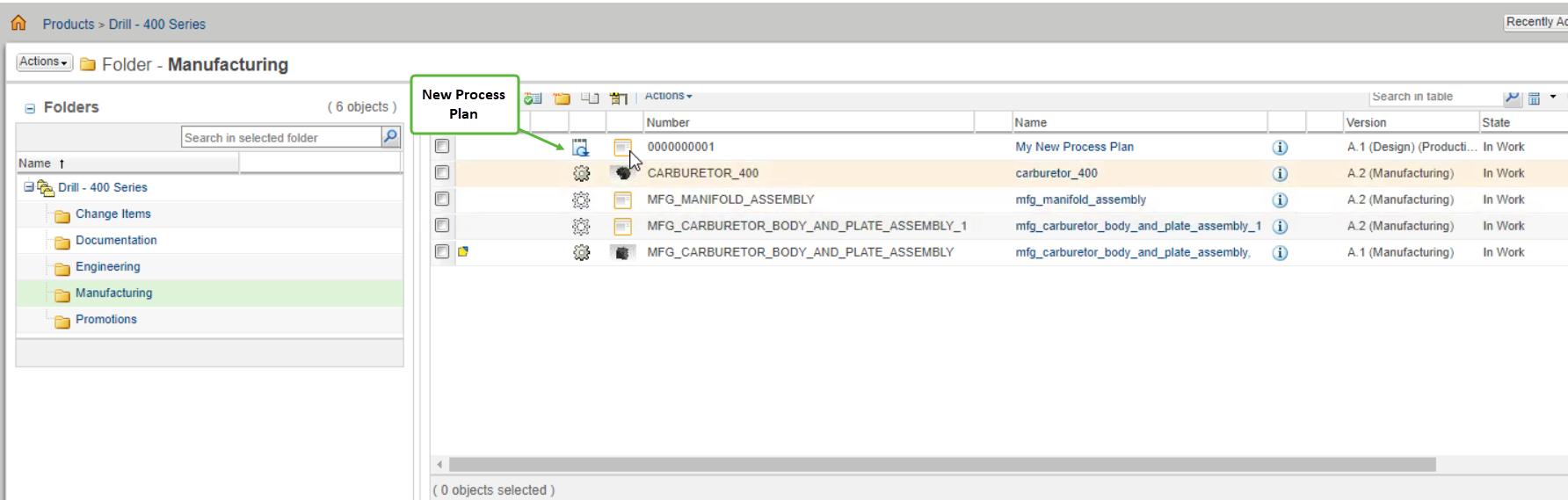 Create a Process Plan | tutorial | PTC Learning Connector