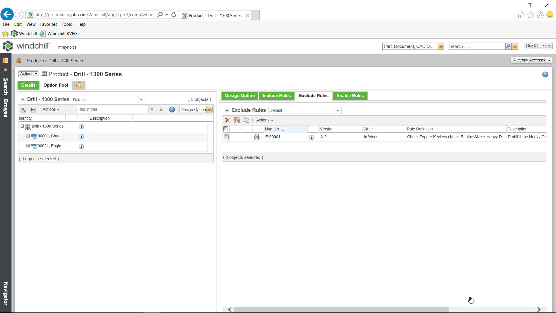 Create an Exclude Rule for Options and Choices | tutorial | PTC ...
