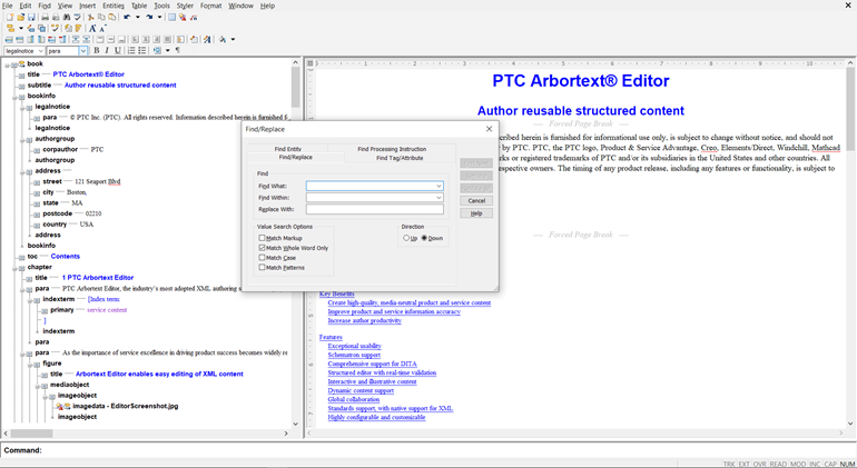 Define Find and Replace Text | tutorial | PTC Learning Connector