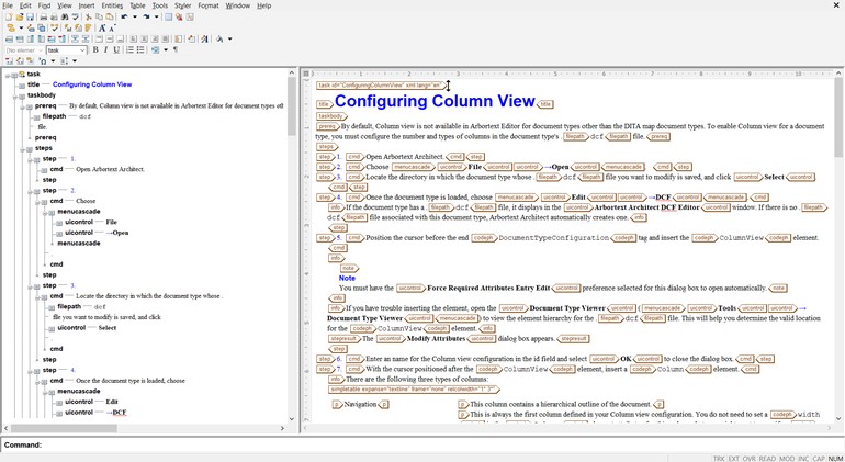 Describe a DITA Task | tutorial | PTC Learning Connector