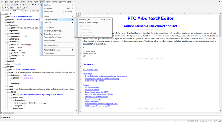 Describe Change Tracking | tutorial | PTC Learning Connector