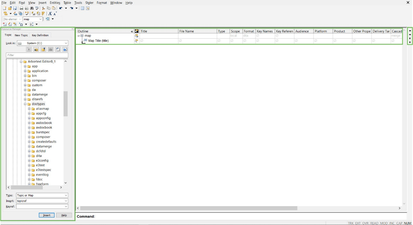 Define DITA Maps | tutorial | PTC Learning Connector