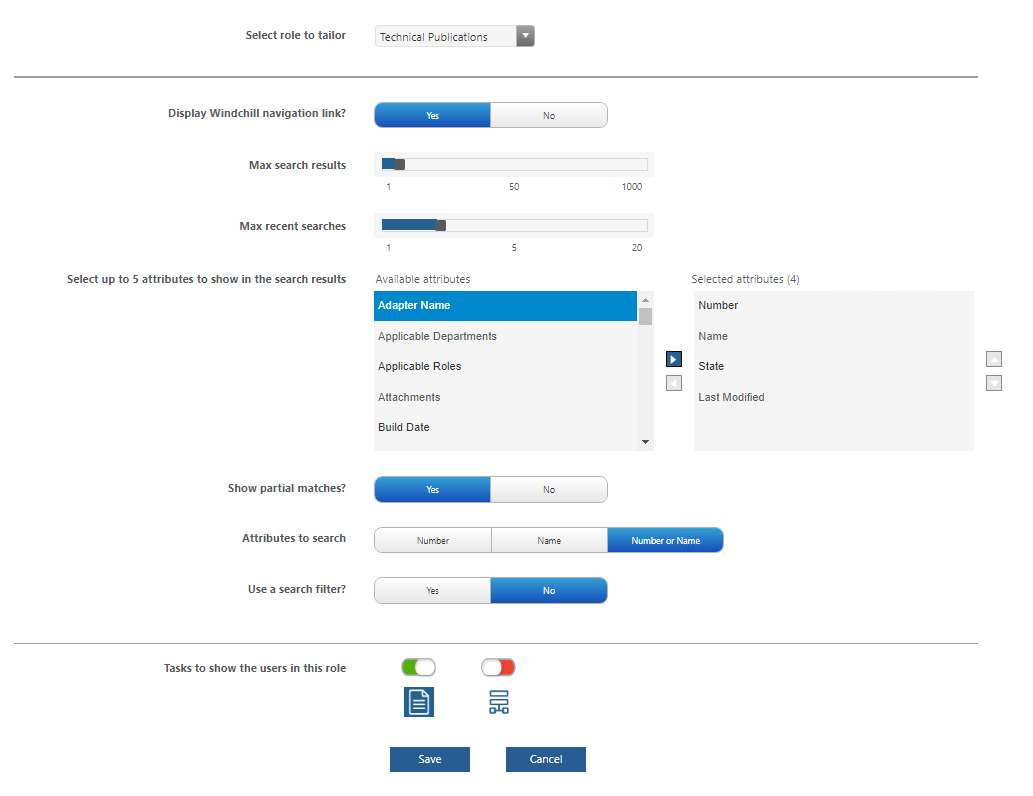 Tailor the Document Tasks Collection | tutorial | PTC Learning Connector