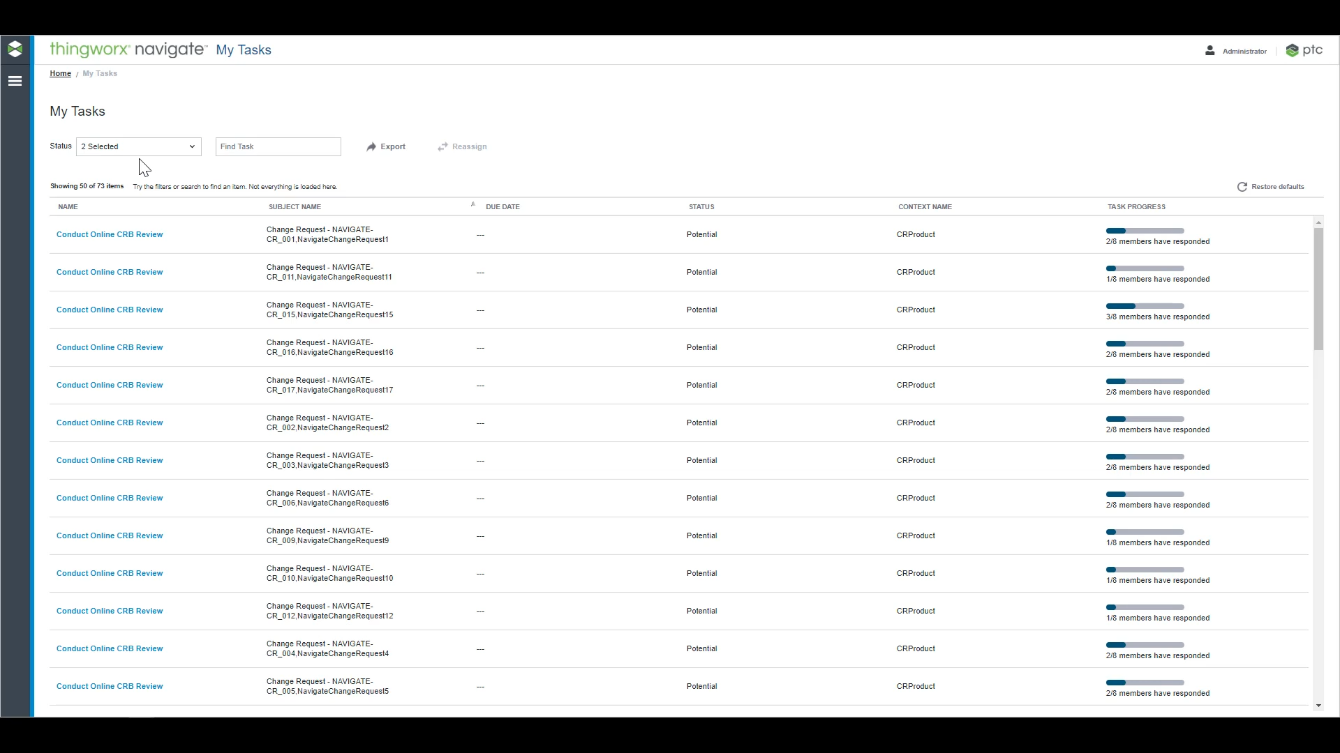 Use My Tasks for Change Management | tutorial | PTC Learning Connector