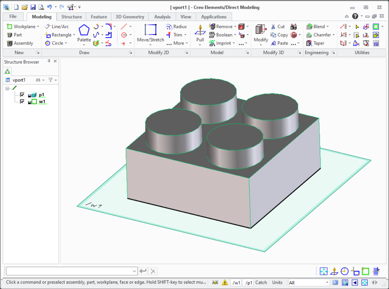 Work in 3D CAD | tutorial | PTC Learning Connector