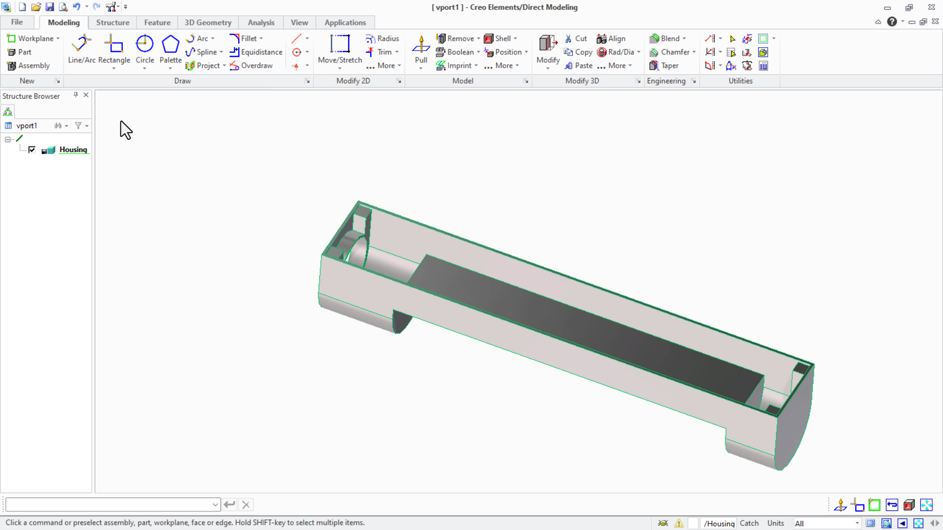 Create and Modify a Model | tutorial | PTC Learning Connector
