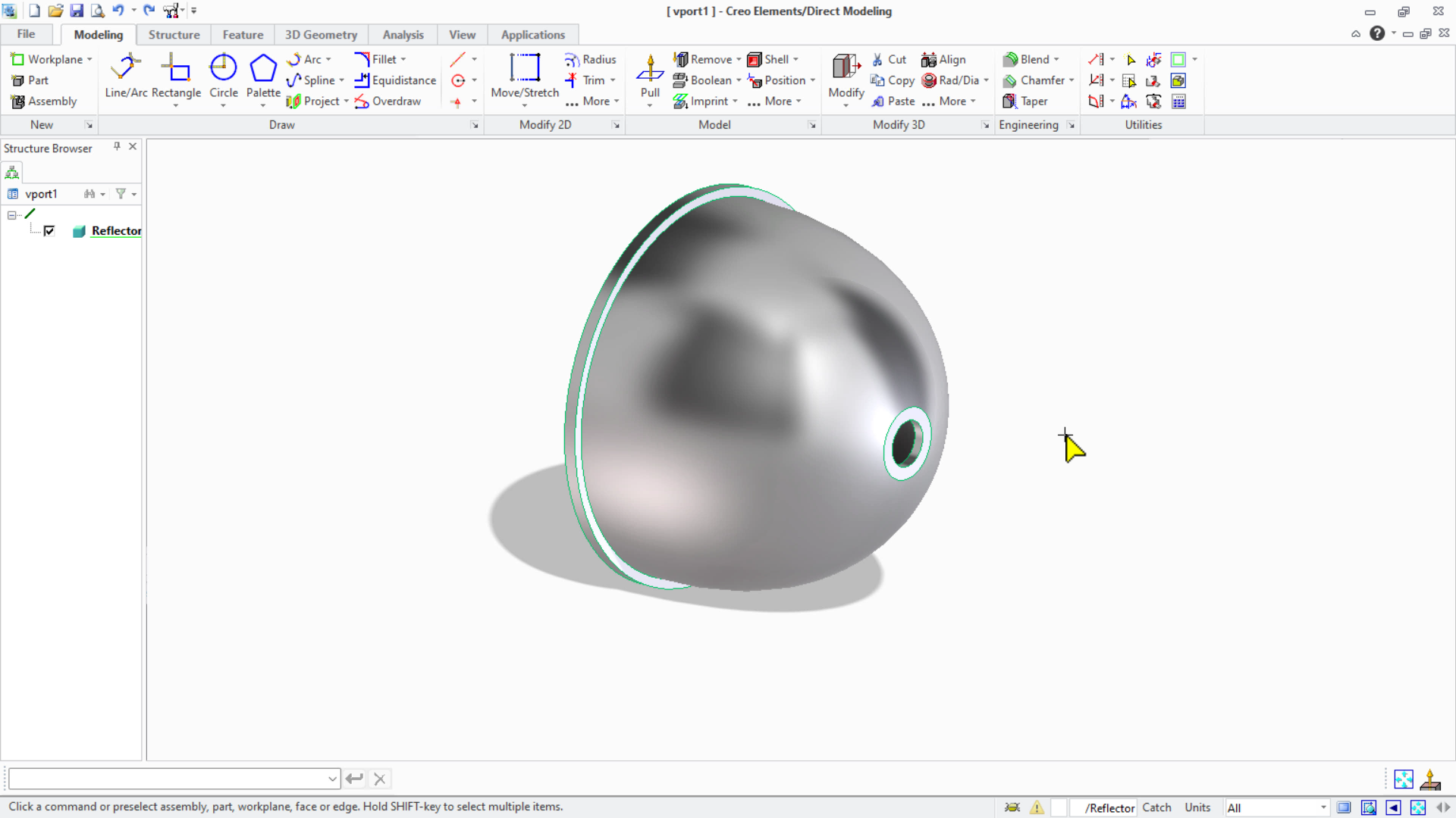 Modify with Pull | tutorial | PTC Learning Connector