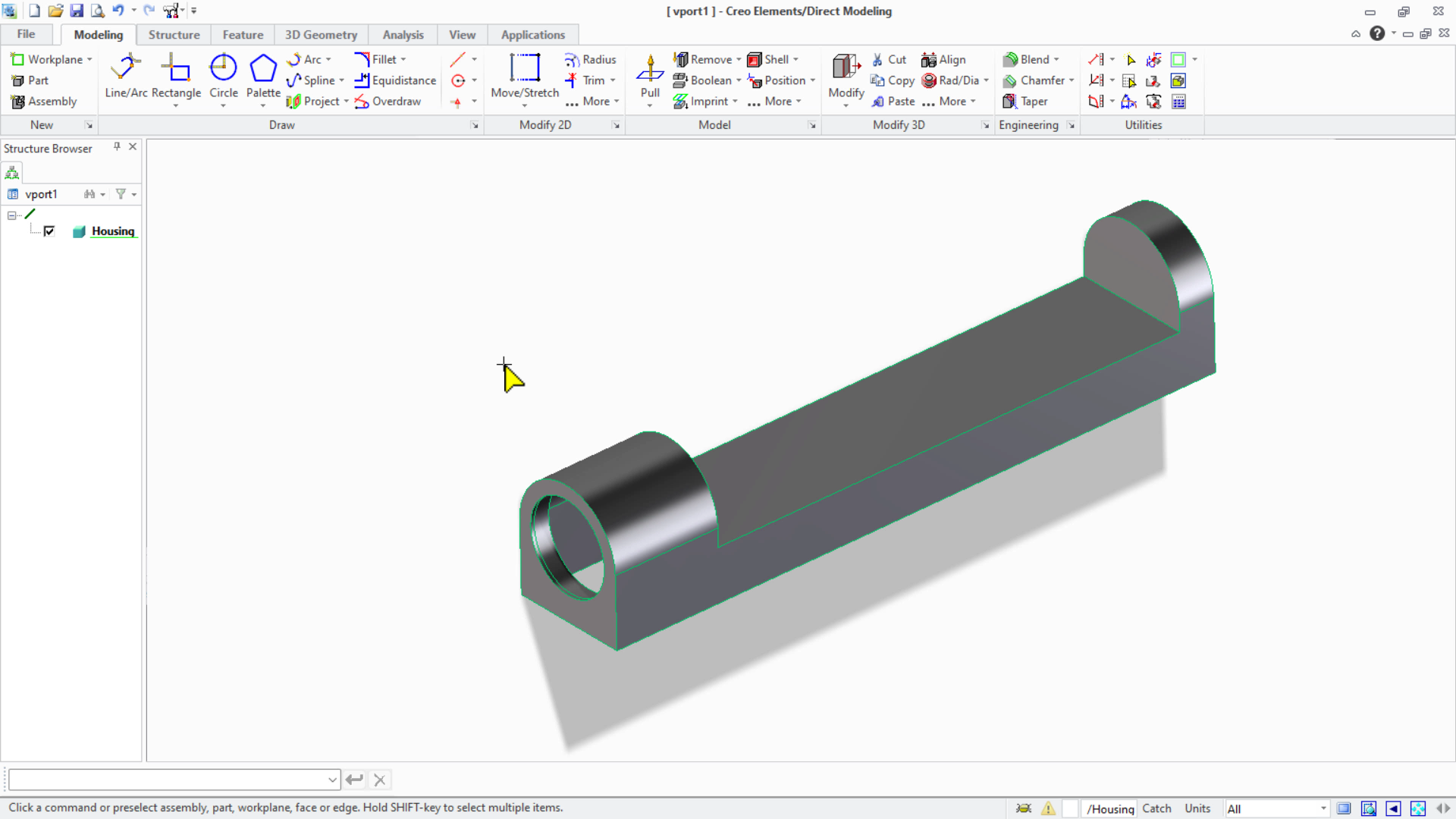Select by Geometry | tutorial | PTC Learning Connector