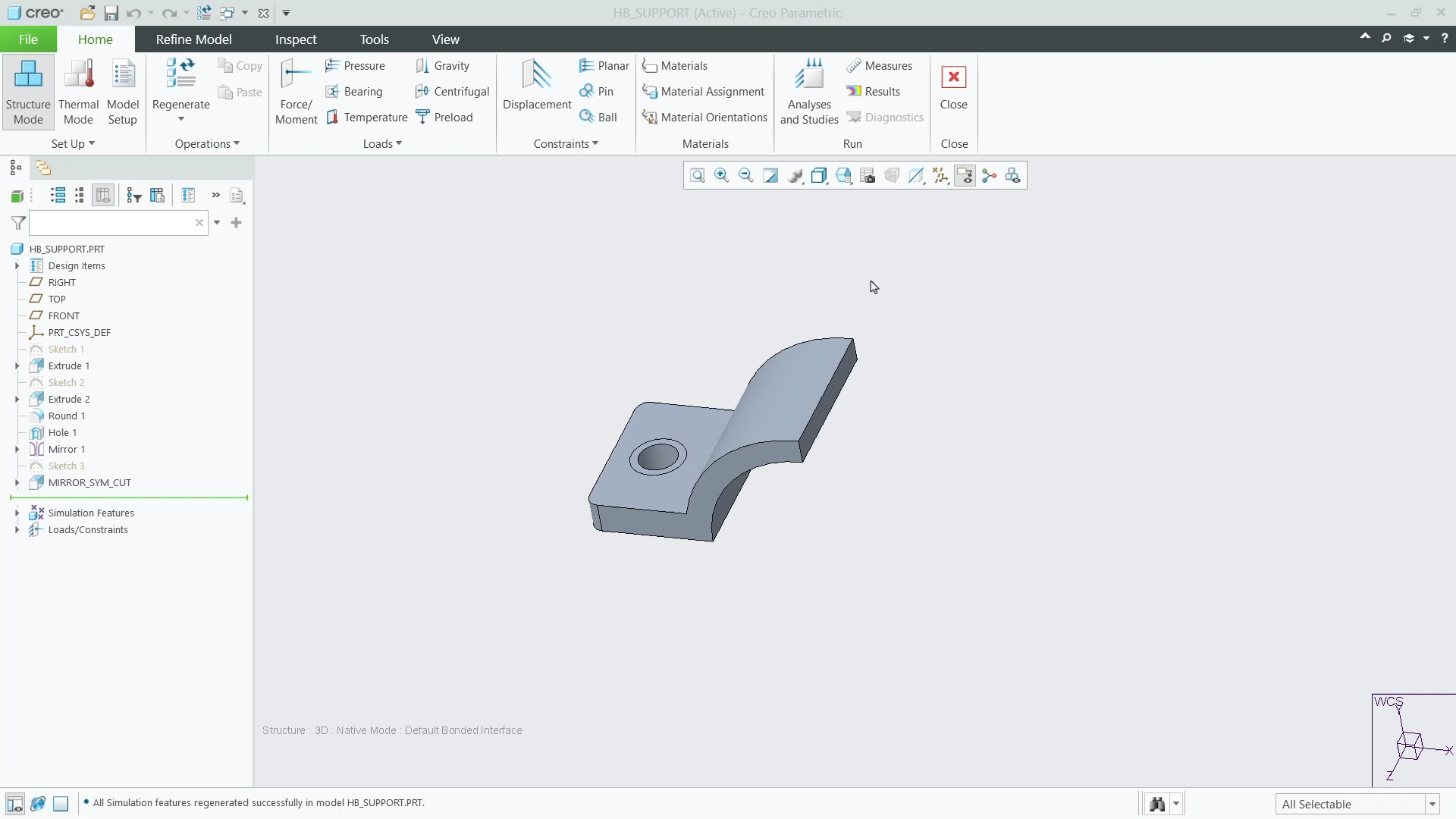 Understand Mirror Symmetry Constraints | tutorial | PTC Learning Connector