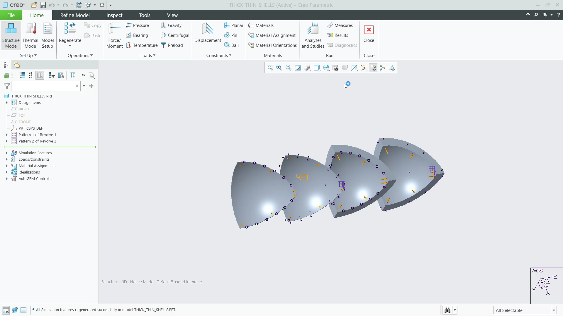 Use Shell Pairs for Midsurface Models | tutorial | PTC Learning Connector