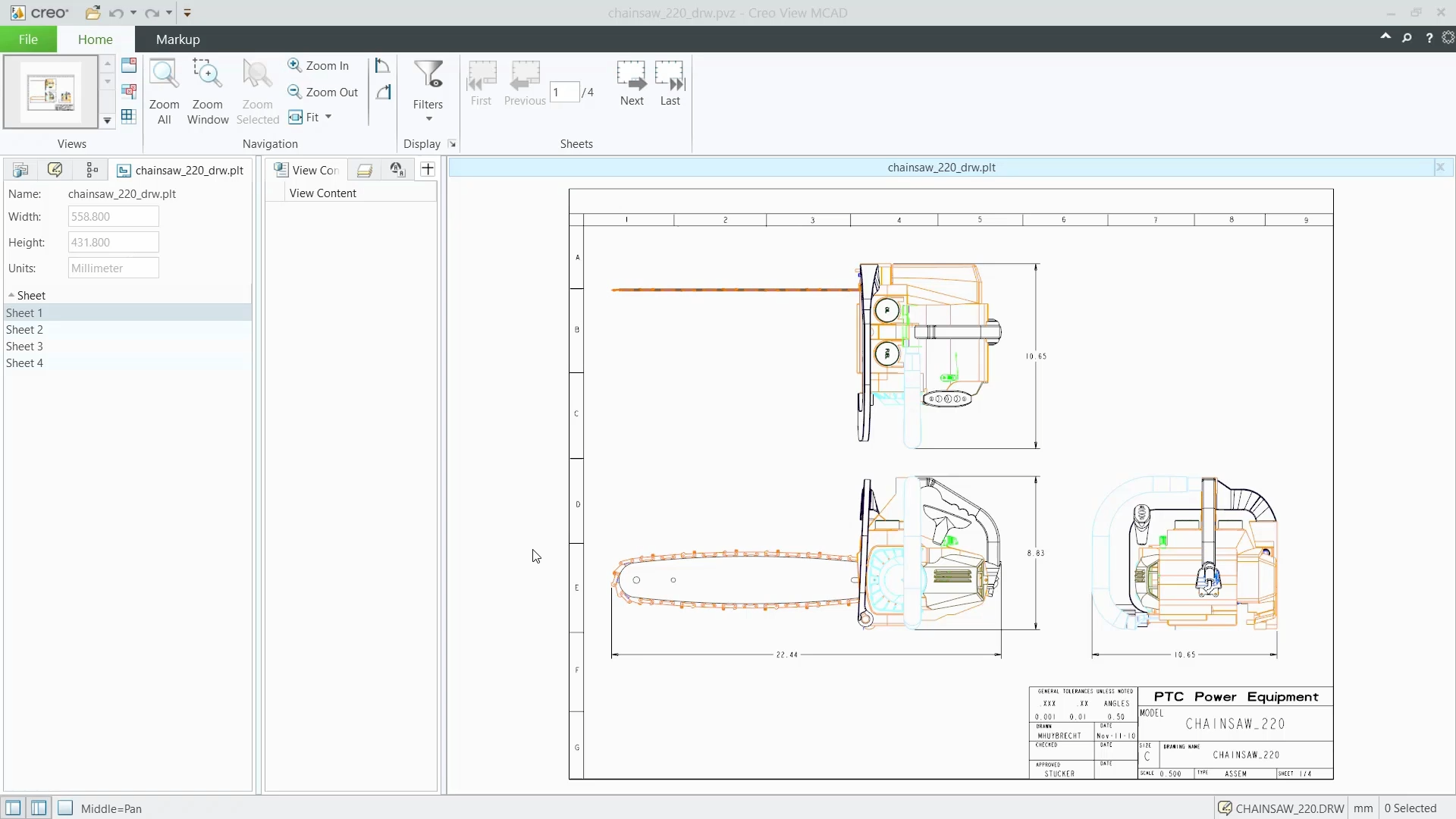 Annotate a Drawing | tutorial | PTC Learning Connector