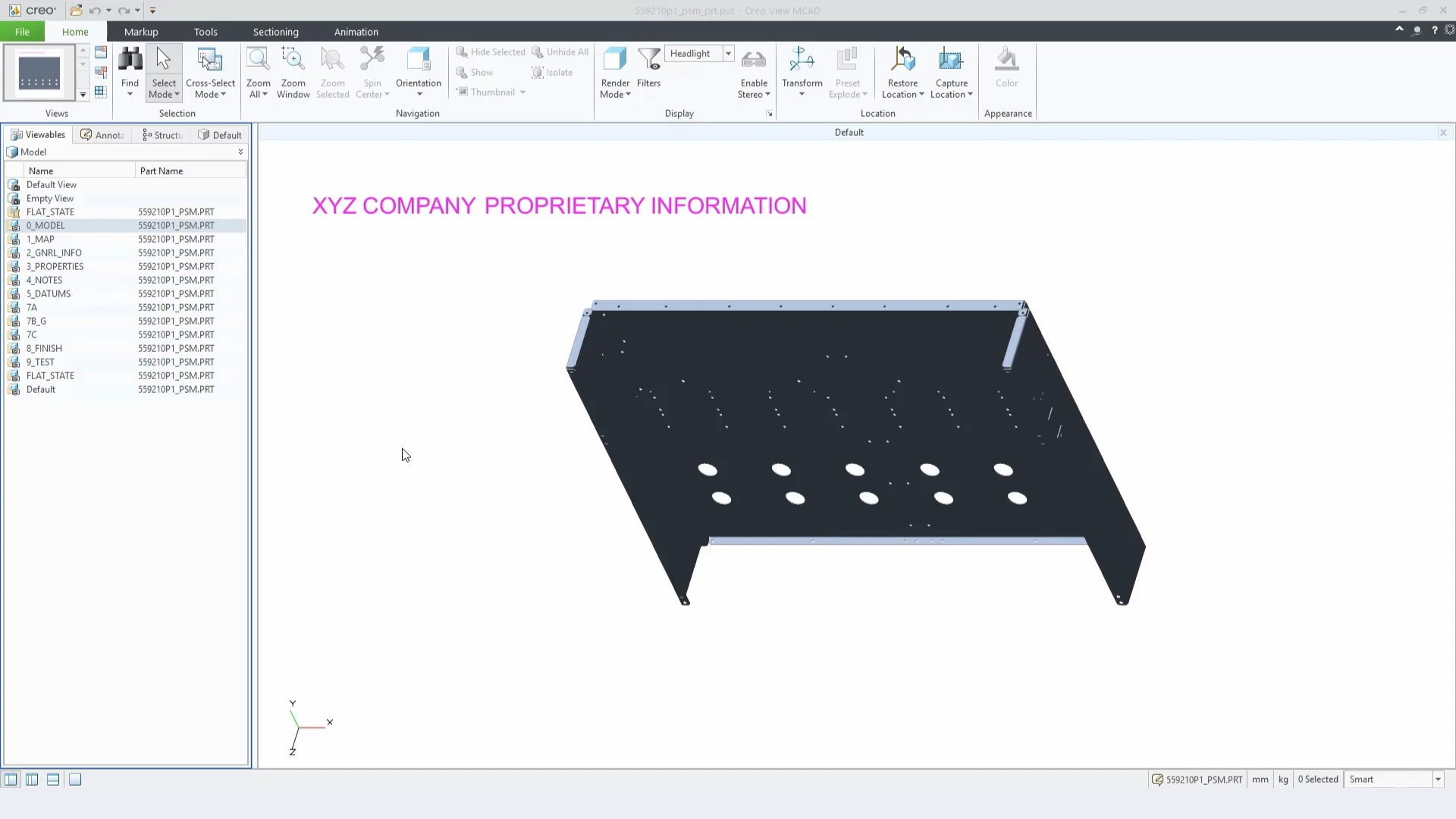 View Part Alternate Representations | tutorial | PTC Learning Connector