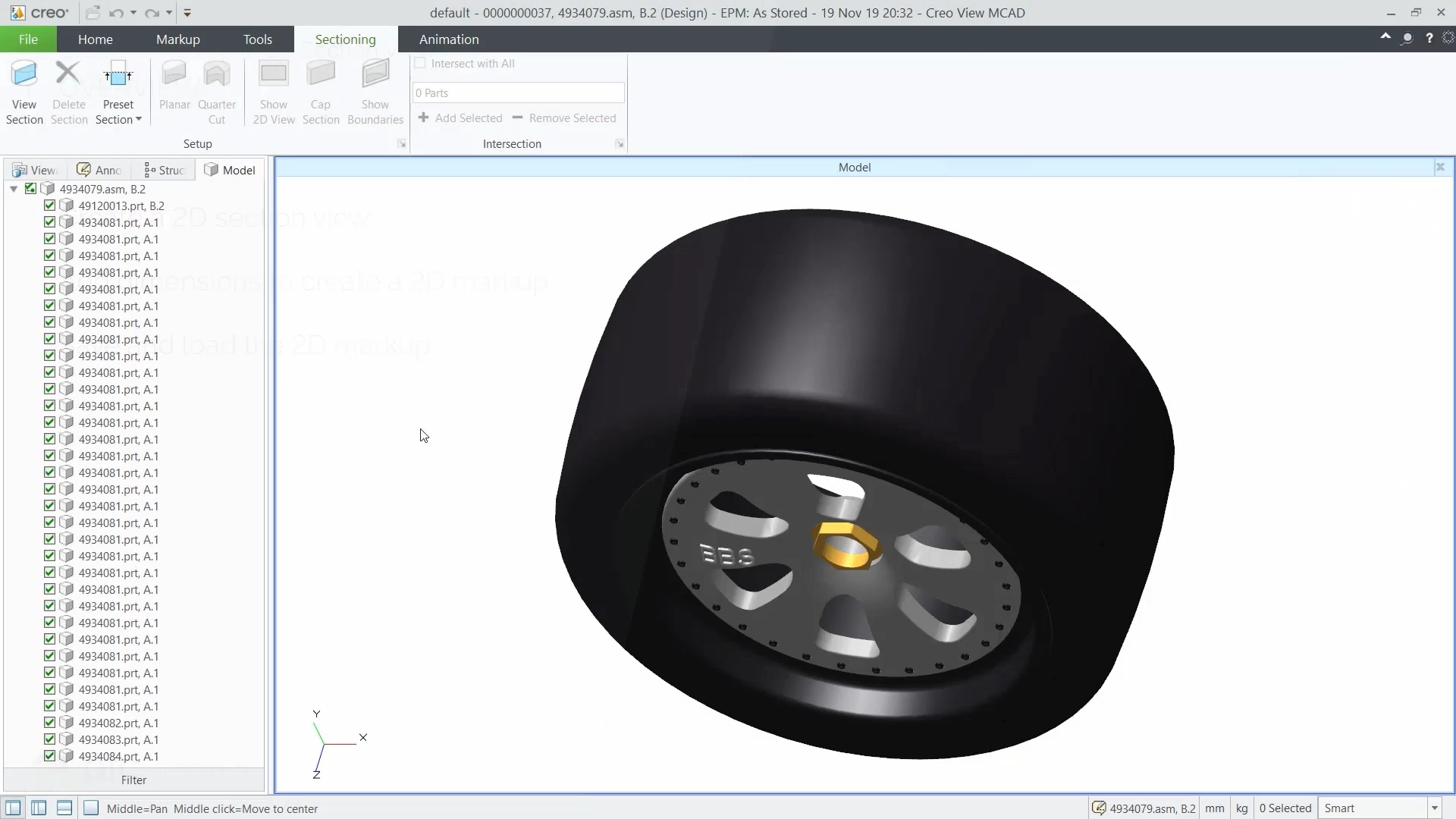 Create a Markup in 2D Section Views | tutorial | PTC Learning Connector