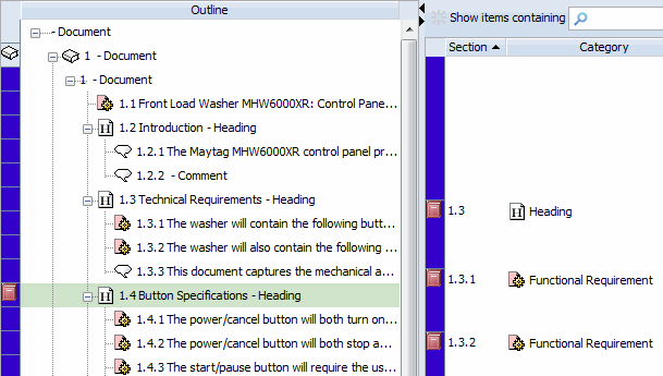 Review Subdocument Indicators | tutorial | PTC Learning Connector