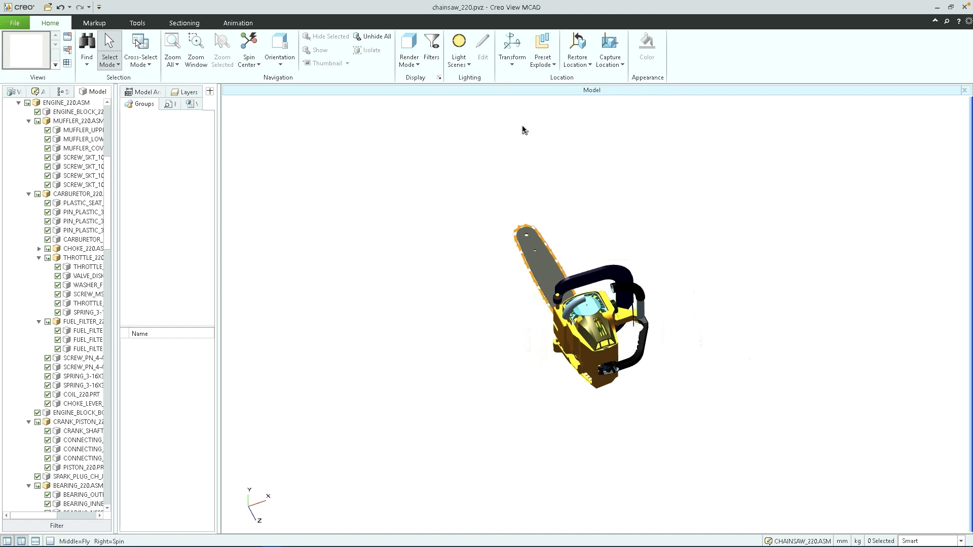 Explode Model Components | tutorial | PTC Learning Connector