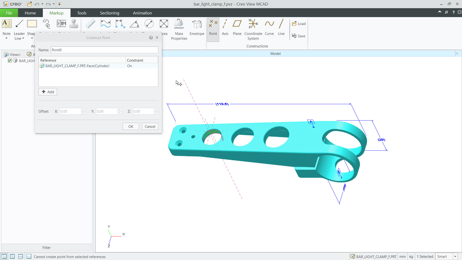 Create Construction Geometry | tutorial | PTC Learning Connector