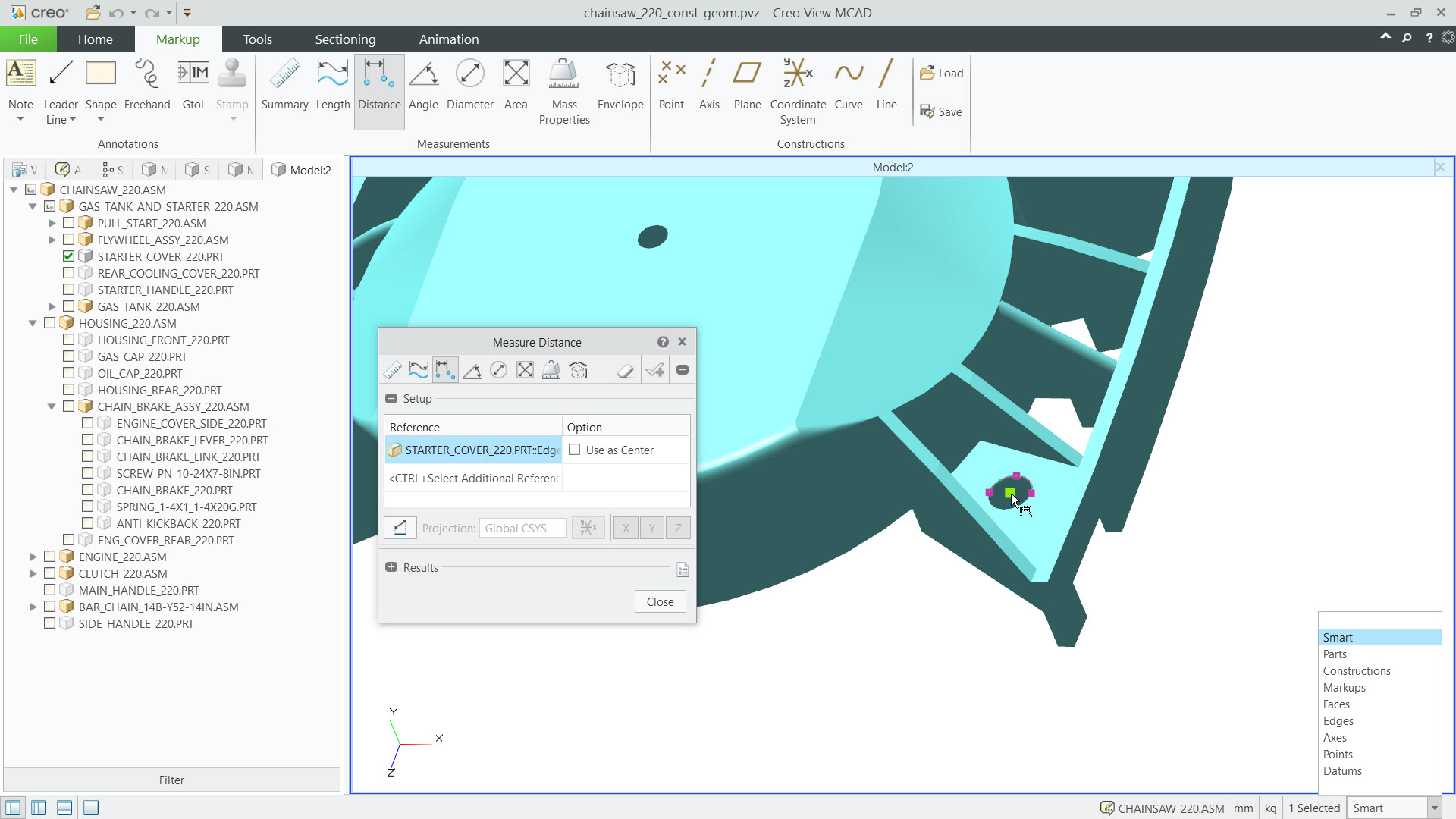 Pick a Target for Construction Geometry | tutorial | PTC Learning Connector