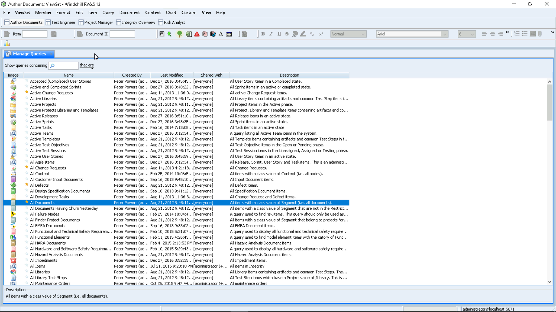 Manage and Run Charts | tutorial | PTC Learning Connector