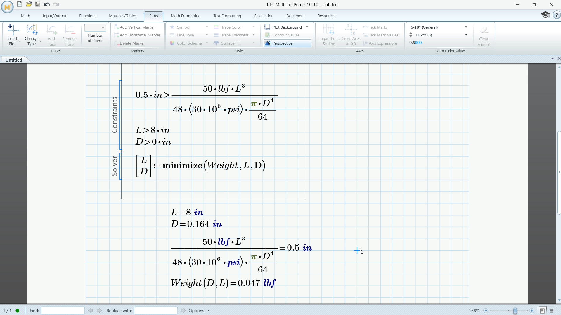 Constrained Optimization | tutorial | PTC Learning Connector