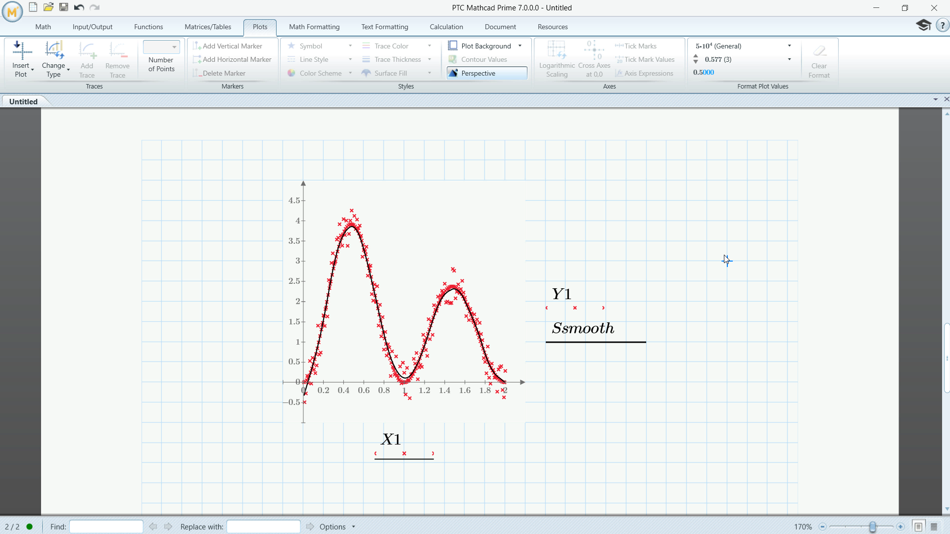 Smoothing Data | tutorial | PTC Learning Connector