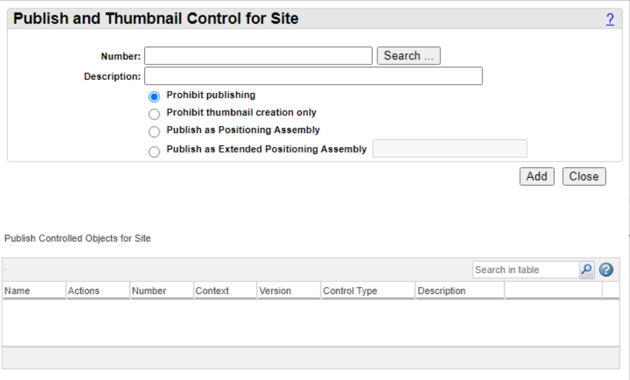 Publish and Thumbnail Control | tutorial | PTC Learning Connector
