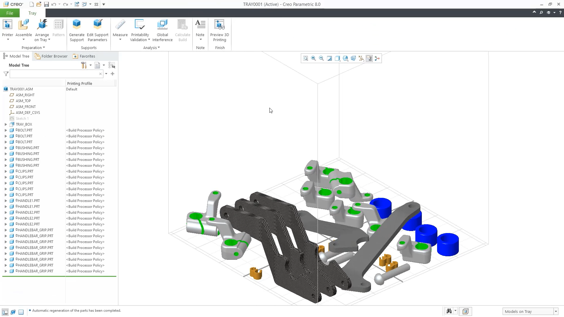 Insert Multiple Models in the Tray Assembly | tutorial | PTC Learning ...