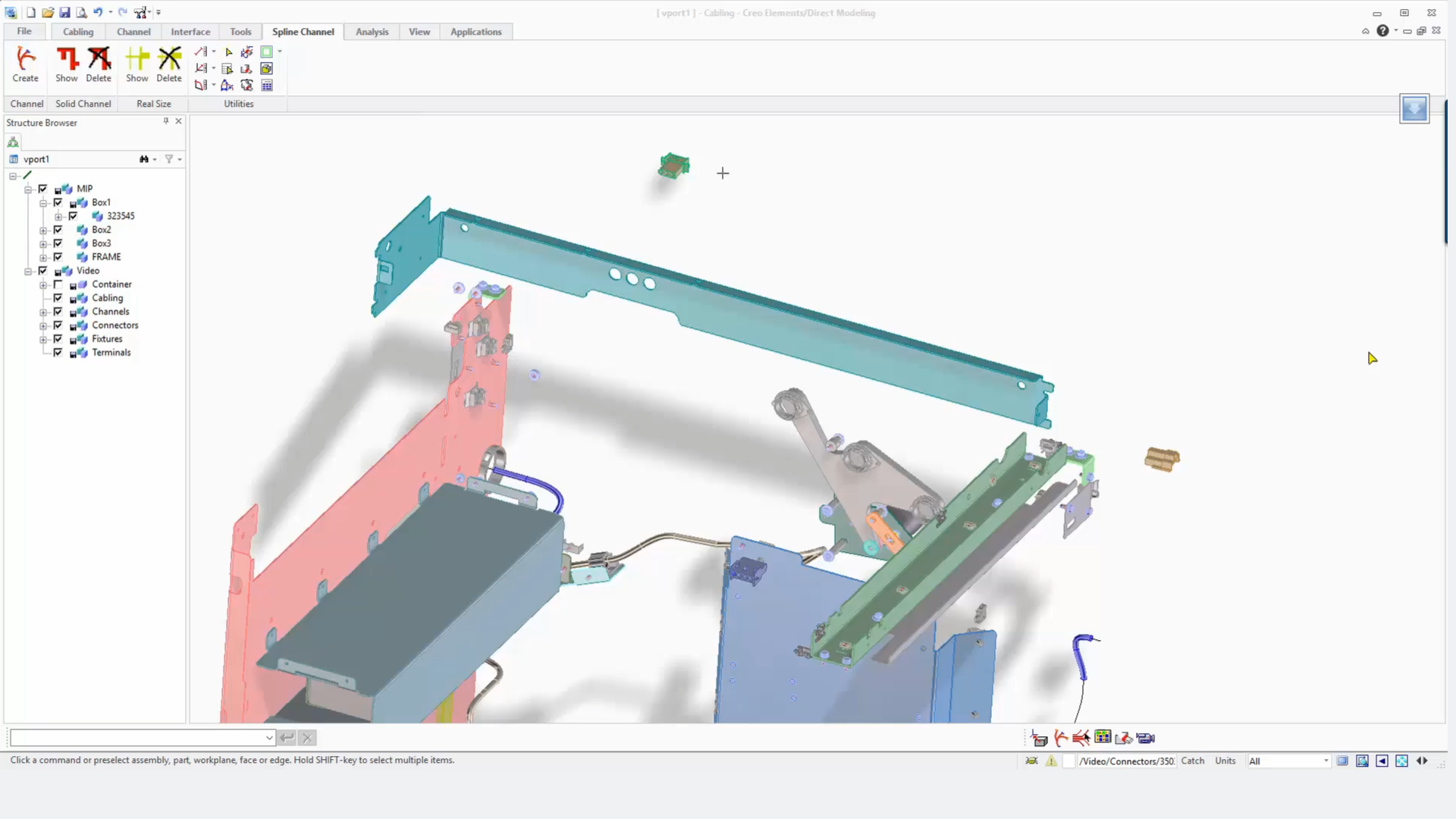 Route Cables | tutorial | PTC Learning Connector