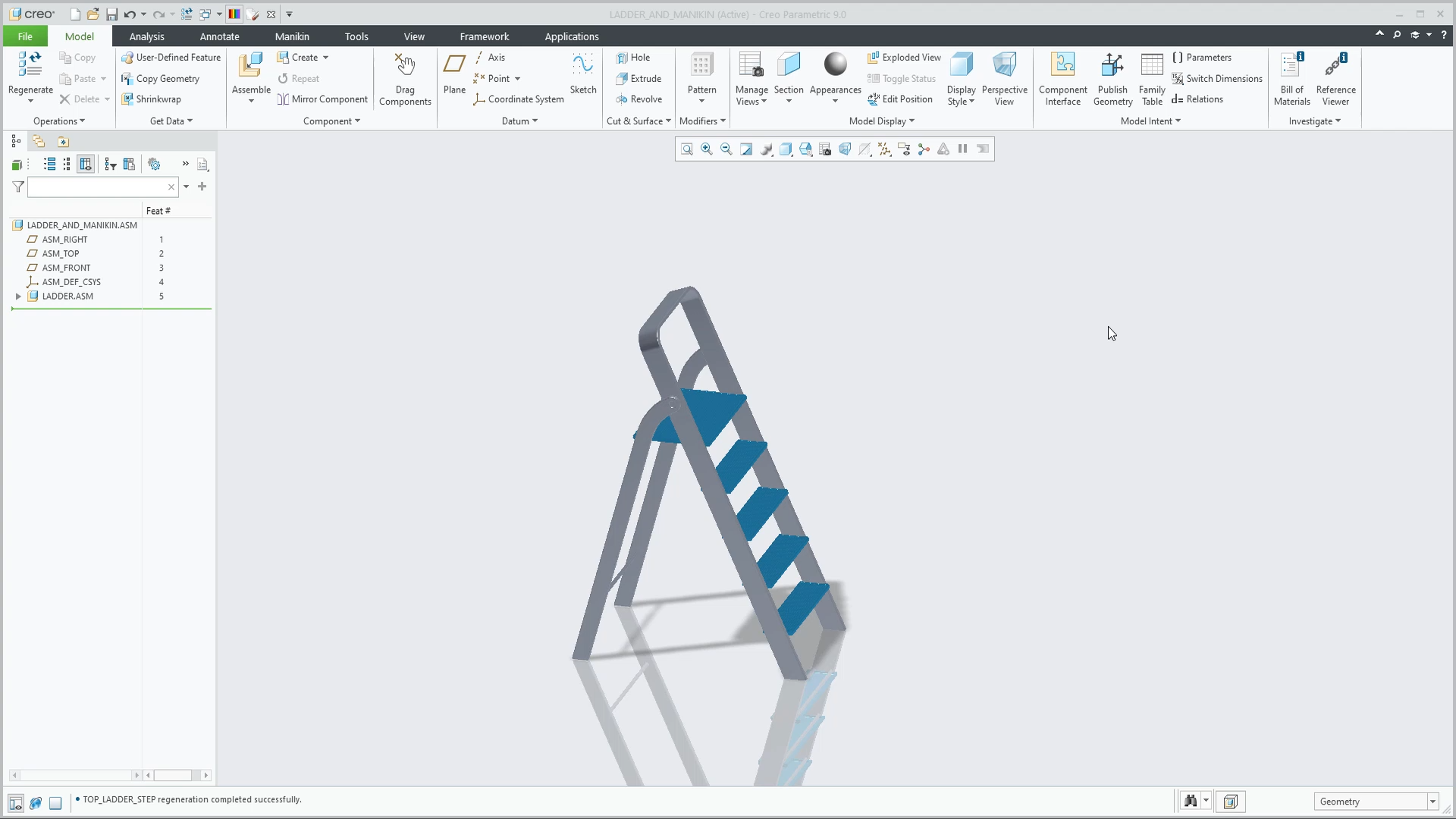 Manikin User Interface Enhancements | tutorial | PTC Learning Connector
