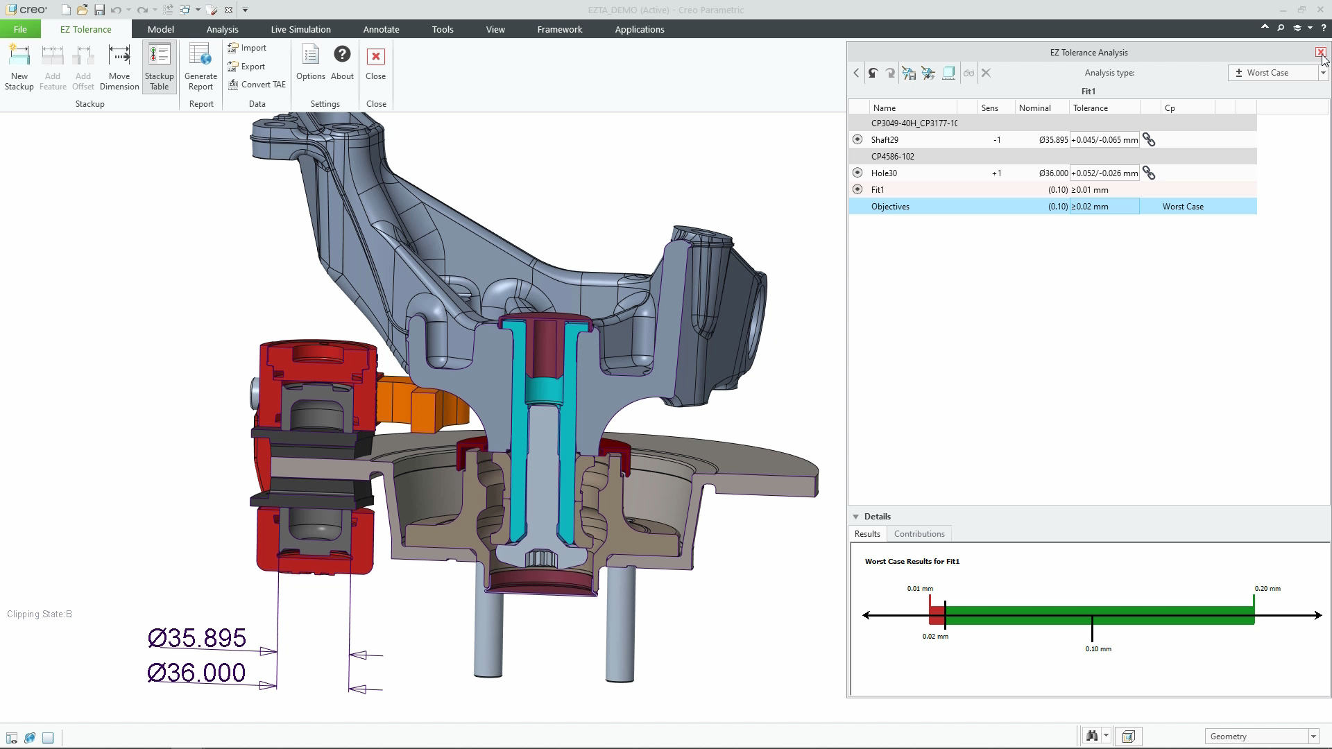 EZ Tolerance Analysis Enhancements - Center Option | Tutorial | PTC ...