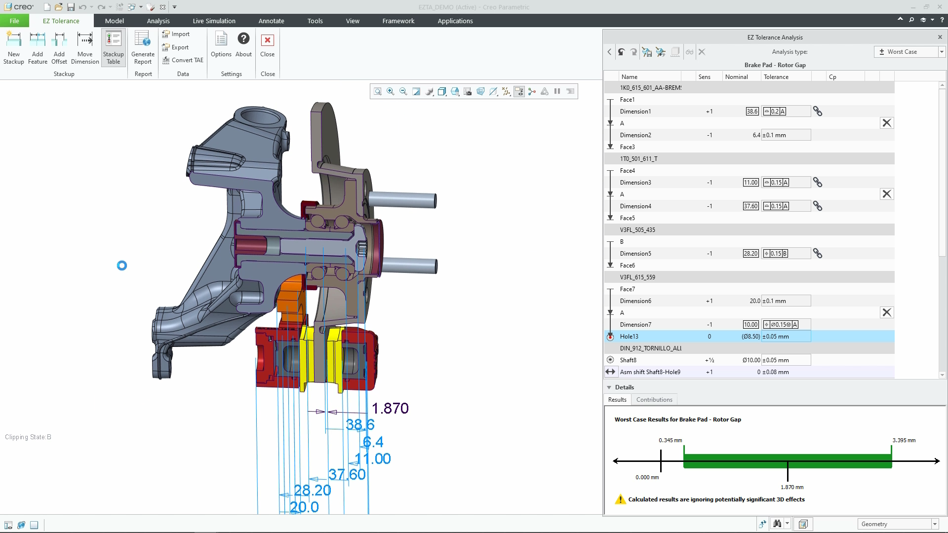 EZ Tolerance Analysis Enhancements - Show Stackup Tool | tutorial | PTC ...