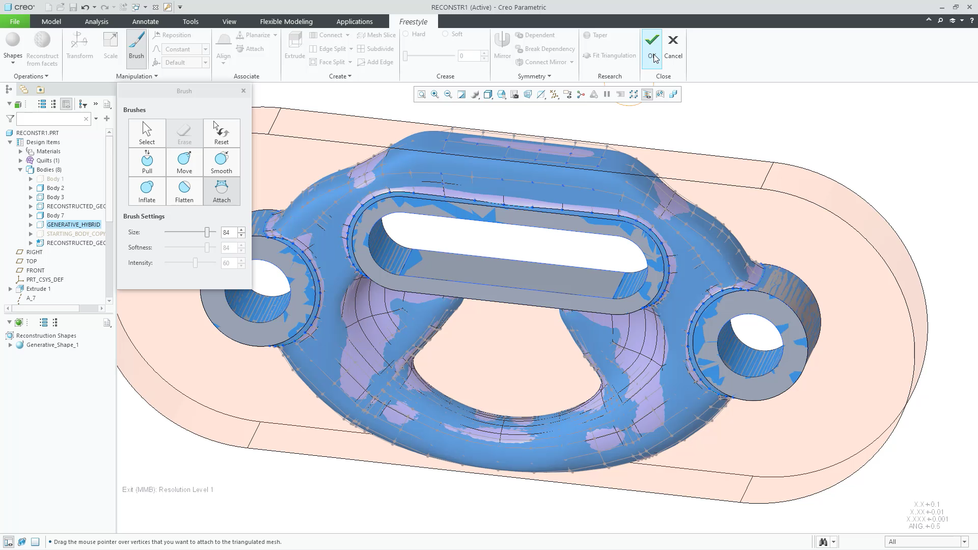 Improved Freestyle Modification | tutorial | PTC Learning Connector
